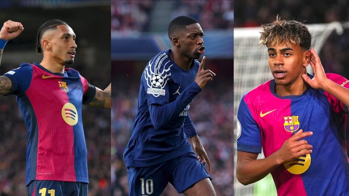 بين يامال ورافينيا وديمبيلي.. هذا ما تكشفه الأرقام عن الأحق بجائزة الكرة الذهبية