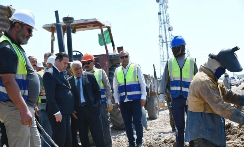 النفط تعلن ارتفاع نسبة إنجاز مشروع أنبوب غاز بسماية إلى 88%