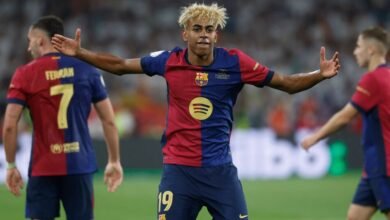 برشلونة يهزم ريال مدريد ويتوج بلقب كأس ملك إسبانيا