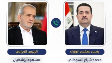 رئيس الوزراء يؤكد رفض العراق للتهديدات التي تتعرض لها الجمهورية الإسلامية الإيرانية