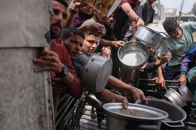 ترمب: نعمل على حل مشكلة غزة... كثيرون يتضورون جوعا