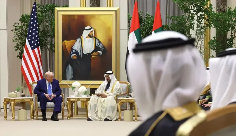 الإمارات تعتزم استثمار 1.4 تريليون دولار في الولايات المتحدة، وترامب يقترح تحويل غزة إلى "منطقة حرية"
